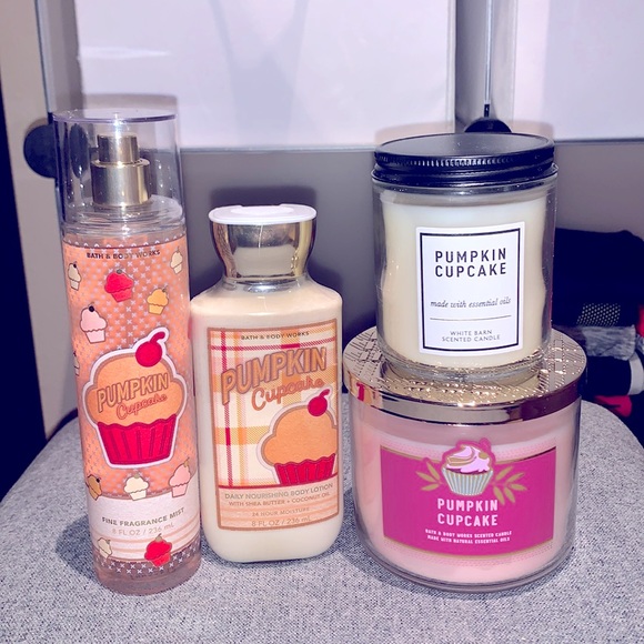 Bath & Body Works Other - Bath and Body Works Pumpkin Cupcake 4pc. Bundle